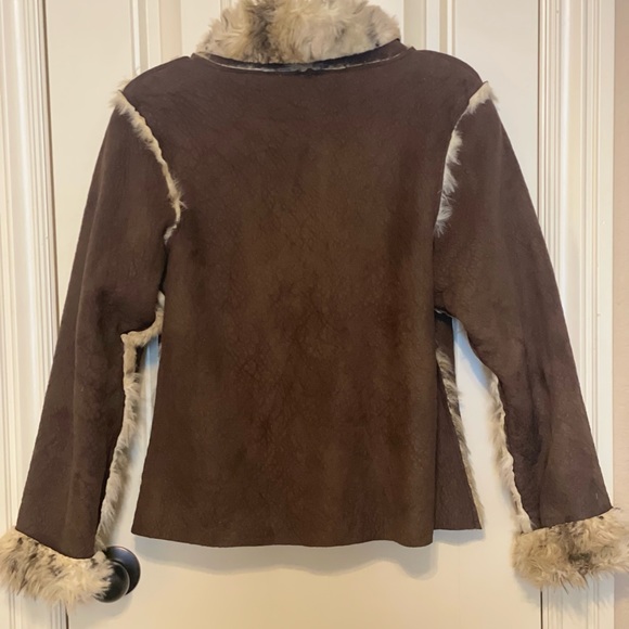 True Grit coat, brown and champagne, size small, like new, perfect condition - Picture 2 of 4